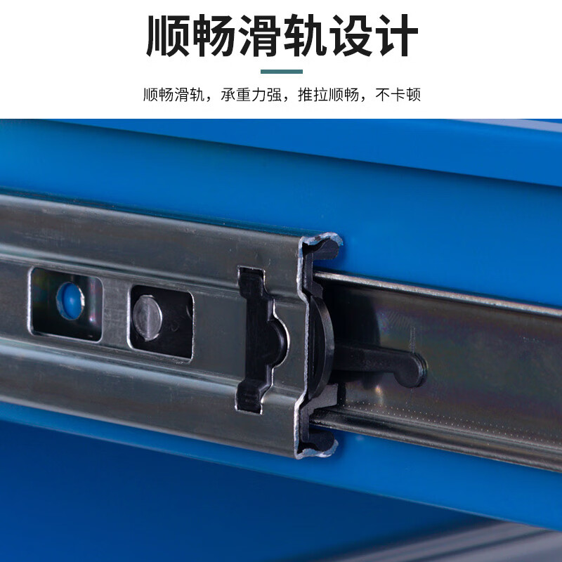 Huizhen heavy-duty workbench fitter's workbench workshop maintenance table 304 stainless steel table 1.8m long flat three-drawer HV904