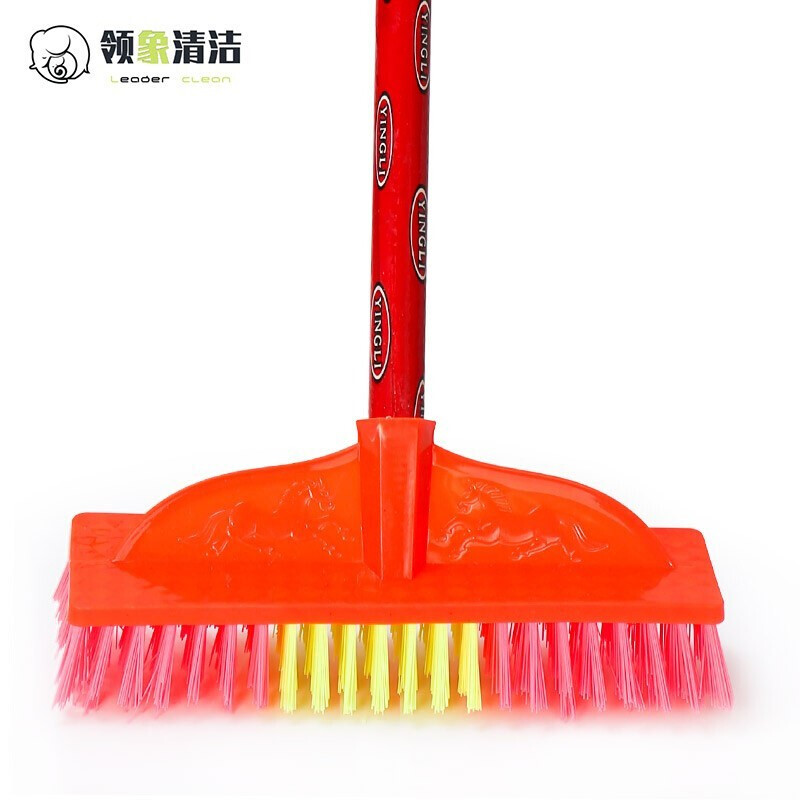 Lingxiang long-handled hard-bristled brush for bathroom, bathroom, toilet floor brush, floor brush, kitchen brush, wall brush and floor brush