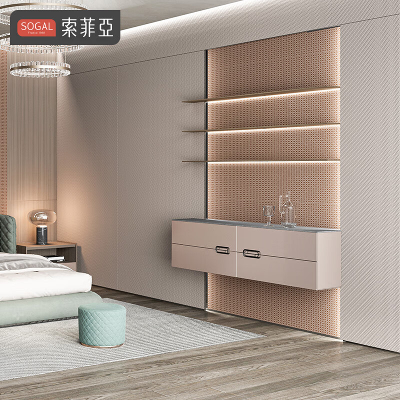 Sophia bedroom wardrobe light luxury master bedroom furniture large wardrobe swing door storage cloakroom whole house custom wardrobe cabinet custom gold