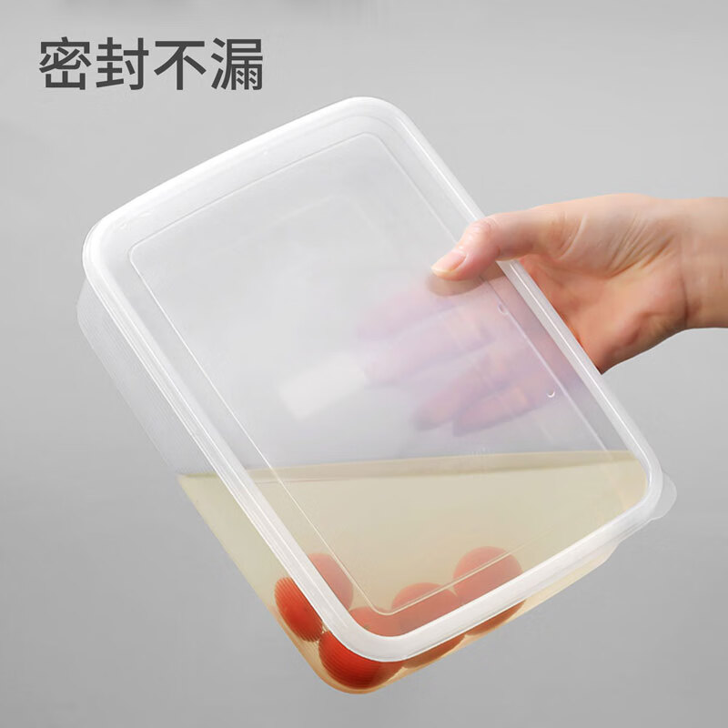 Sanada Seiko Japan imported toast storage box bread storage crisper refrigerator sealed refrigerated fruit food storage box 1.9L high food grade pp5/sealed style