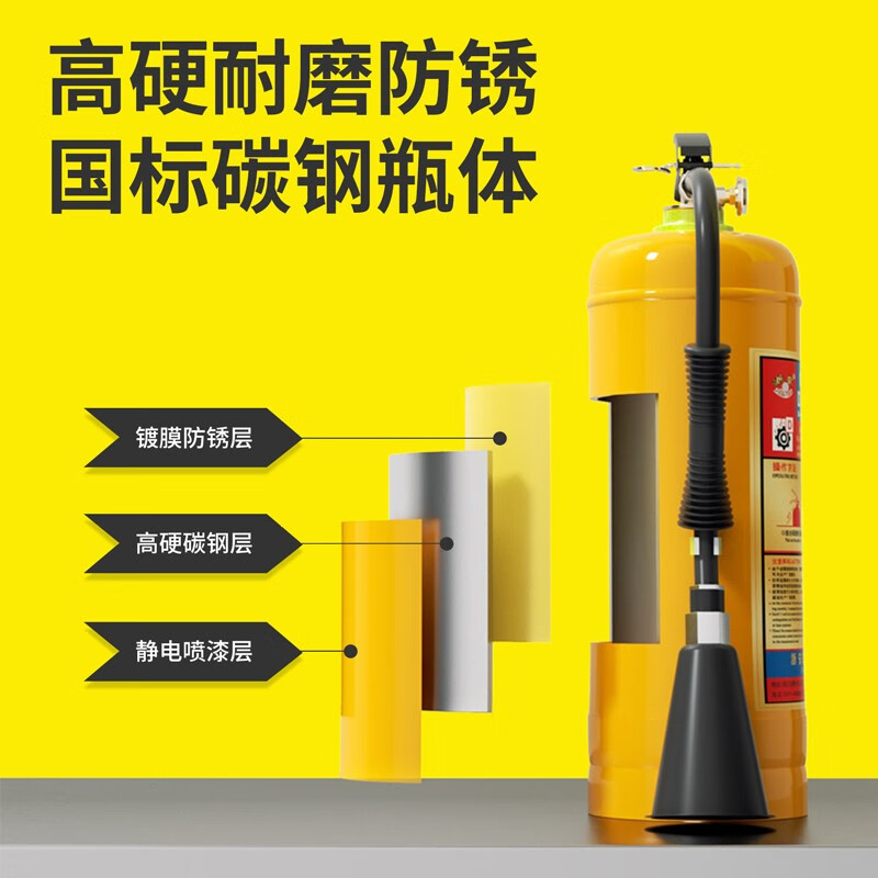 Zhean (zhean) Class D portable metal fire extinguisher trolley-type new energy vehicle lithium battery magnesium aluminum special Class D general-purpose portable 4kg (no report)