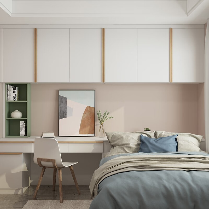 KUKA Home Furnishing (KUKA) customized Japanese-style tatami bed cabinet integrated bedroom er children's room customized overall wardrobe simple cream style second bedroom Customized intention fee please contact customer service for details