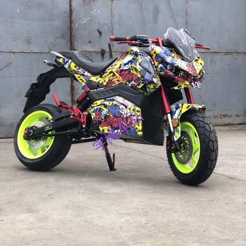 Pachin Little Monkey Z6 electric motorcycle mid-mounted high-speed high-power modified cool electric motorcycle 2000 watt 72v32 battery life 60 kilometers