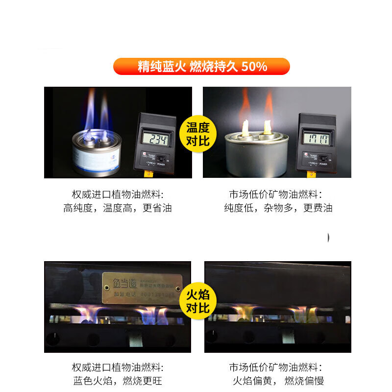 Fu Guan alcohol stove fuel vegetable oil environmentally friendly oil alcohol small hot pot dry pot grilled fish liquid mineral oil outdoor insulation environmentally friendly oil 5 catties (burning for one hour requires 35g 10cm