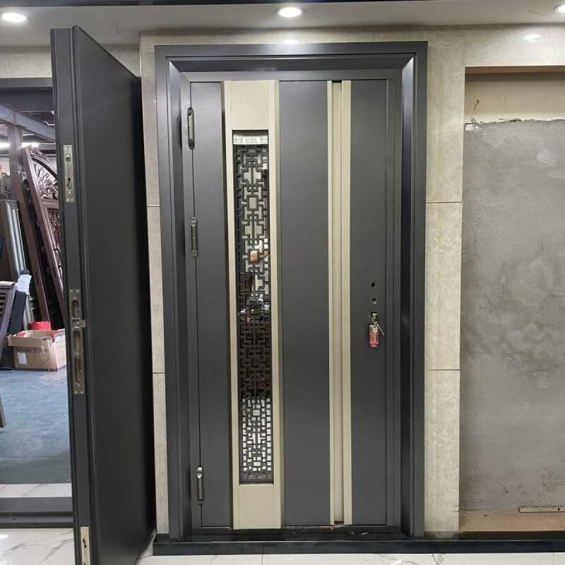 Vinoa 304 luxury stainless steel entrance door Korean door custom door high-end door light luxury explosion-proof door factory direct sales 304 stainless steel entrance door 1000*2300*280
