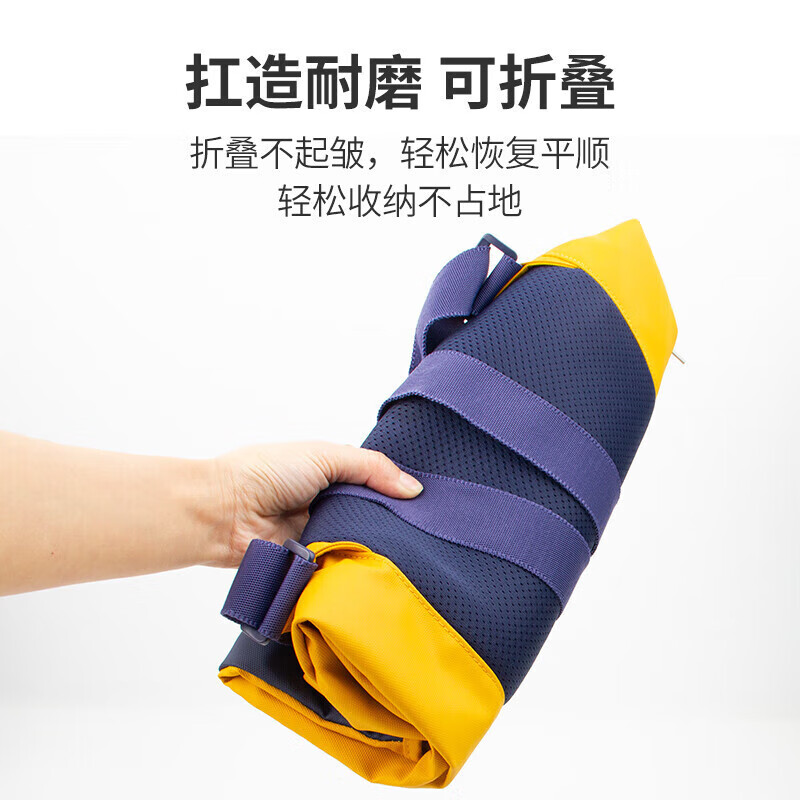 Lark Pad Backpack Tutorial Bag Ultra Light Fashion Casual Wear-Resistant Water-Repellent Tutorial School Bag 107 Blue and Yellow