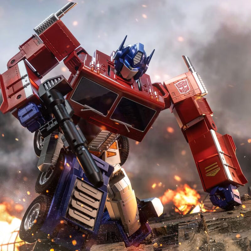 Lesen Robot Automatically Transforms Optimus Prime Elite Edition Programming Intelligent Robot Transformers Toys as Gifts for Boys and Children HR-30 Optimus Prime Elite Edition + Lesen Intelligent Base