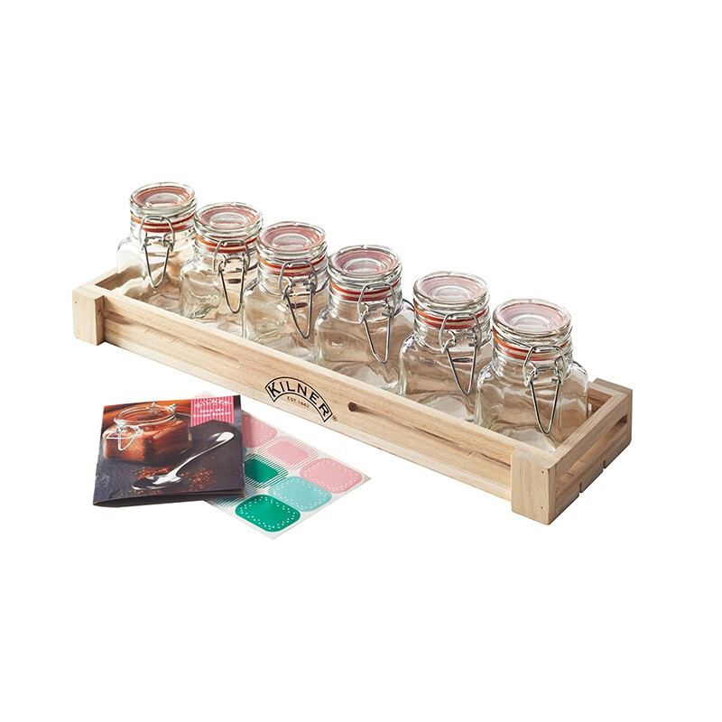 Kilner British pickled vegetables and grains storage jar sealed bottle wine jar food grade square 2000ml 1 piece 2000ml