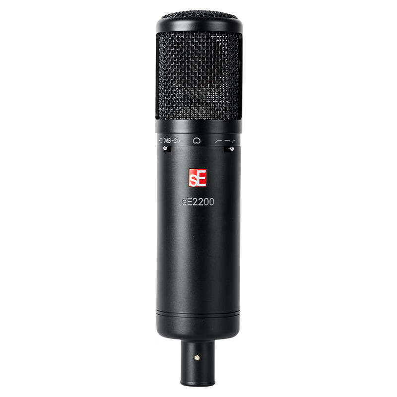 SE2200 large diaphragm condenser microphone live broadcast karaoke studio-level microphone dubbing recording audiobook equipment computer sound card microphone complete set sE2200 official standard + microphone cable + desktop stand