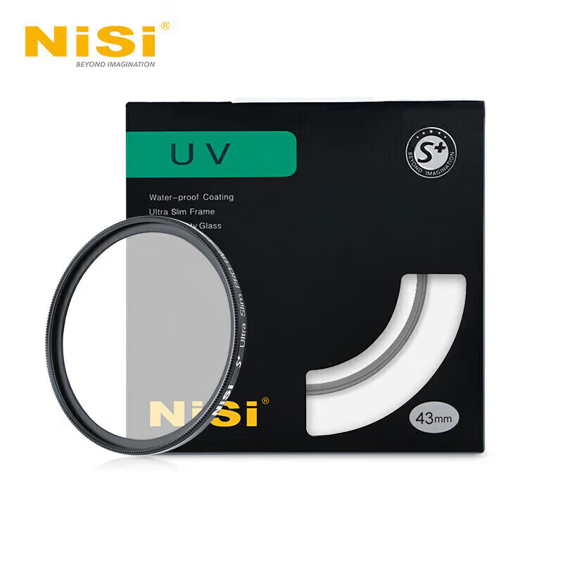 NiSi ultra-thin frame UV mirror 43mm uv filter SLR mirrorless camera lens protection filter SLR mirrorless accessories ordinary UV mirror filter suitable for Canon, Nikon and Sony