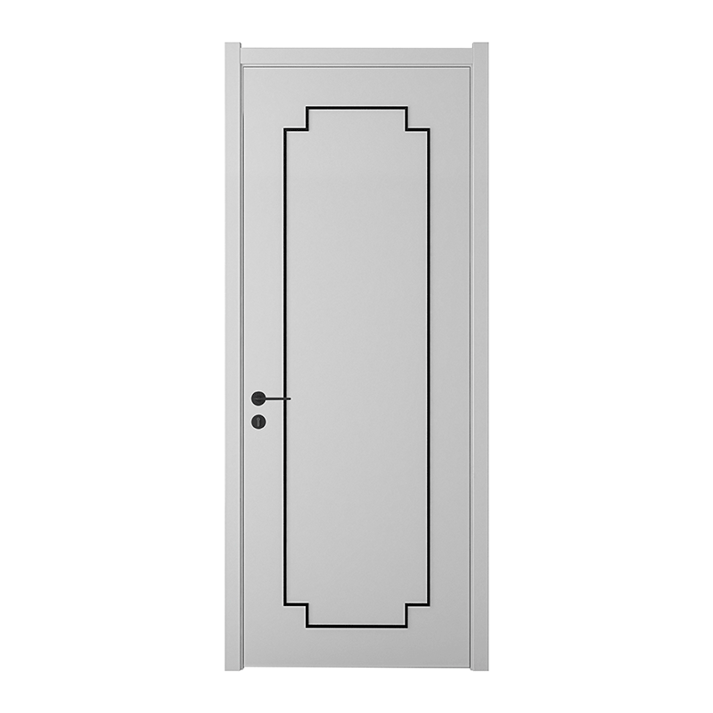 Xindi Wooden Door Paint-free Soundproof Simple Interior Door Solid Wood Composite Door Room Door Customized Bedroom Door XP-8015A Pure White