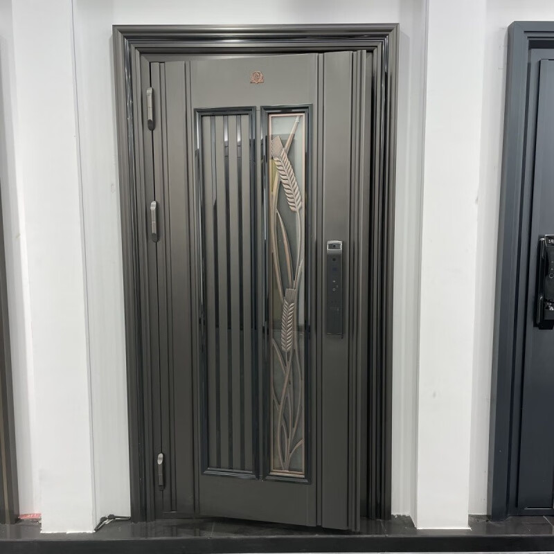 Vinoa 304 luxury stainless steel entrance door Korean door custom door high-end door light luxury explosion-proof door factory direct sales 304 stainless steel entrance door 1000*2300*280