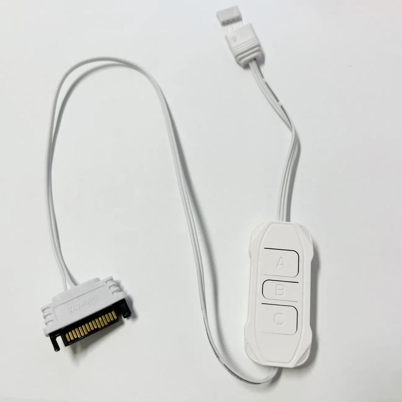 Mingsu Jizhi Titan PRO computer case gaming power supply (side see-through/support ATX/wide-body gaming computer case/support long graphics card/back cable) ARGB black 5V 3-pin Shenguang Sync mini controller + remote control