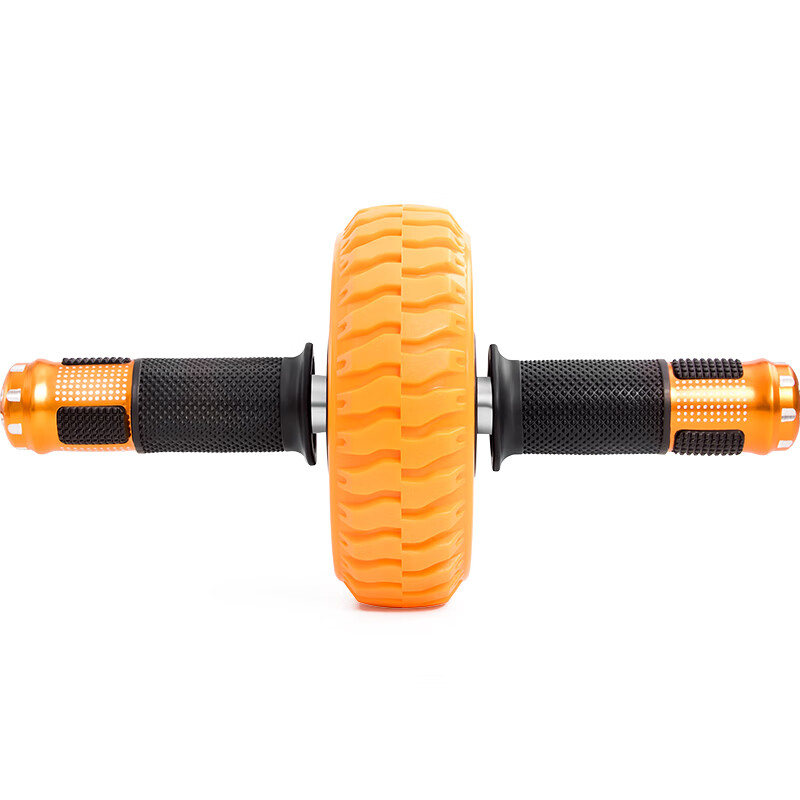 Oeny single wheel fitness abdominal wheel bearing abdominal muscle wheel men's abdominal muscle training slim belly vest line home fitness equipment yellow 15cm small wheel sponge handle with 2cm thick kneeling pad*1