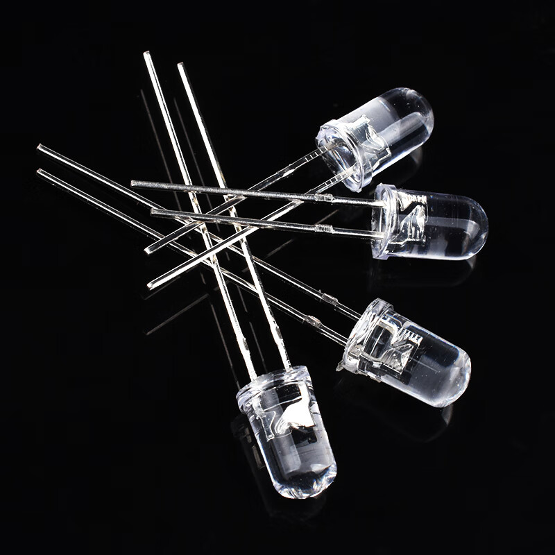 3mm 5mm light-emitting diode F3F5 LED lamp beads white/red, green, blue, yellow, purple/pink/color (50 pcs) 3mm blue/blue short legs (50 pcs)