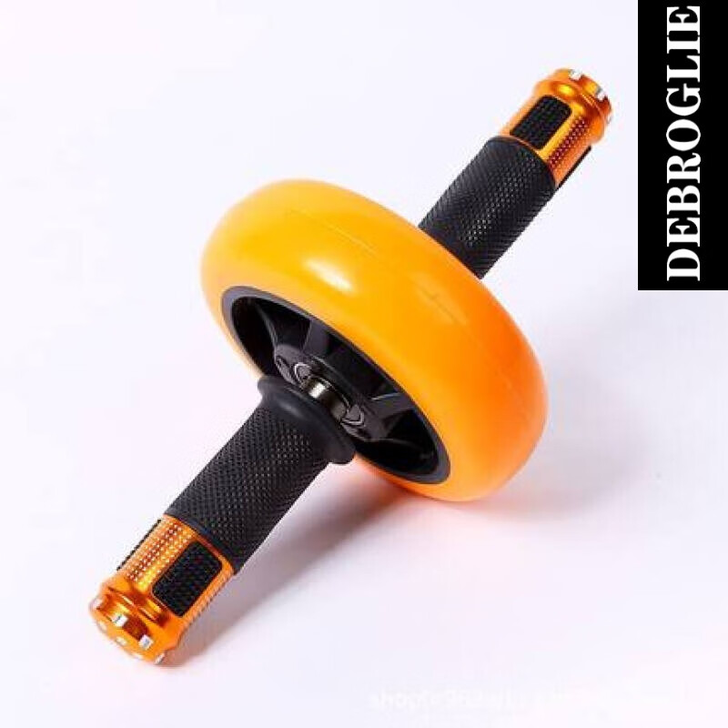 DEBROGLIEaea healthy abdominal wheel bearing version household wheel abdominal muscle wheel bearing solid device yellow single wheel bearing version