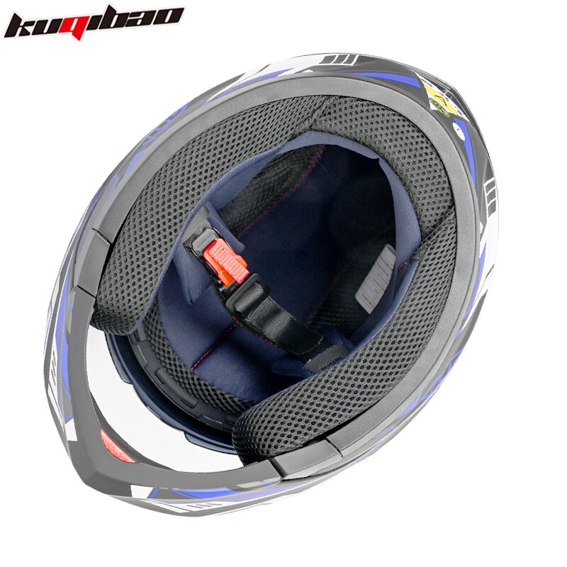 Coolqibao anti-fog dual-lens face-up helmet motorcycle Bluetooth helmet motorcycle full-cover helmet men and women long battery life mechanical gray flower (without Bluetooth) XXL