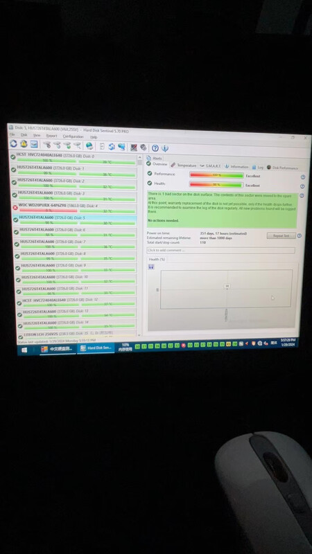 Brand new 16-SAS SATA SSD hard drive tester bad sector scan low format health SMART+customization Seagate+Western Digital COM