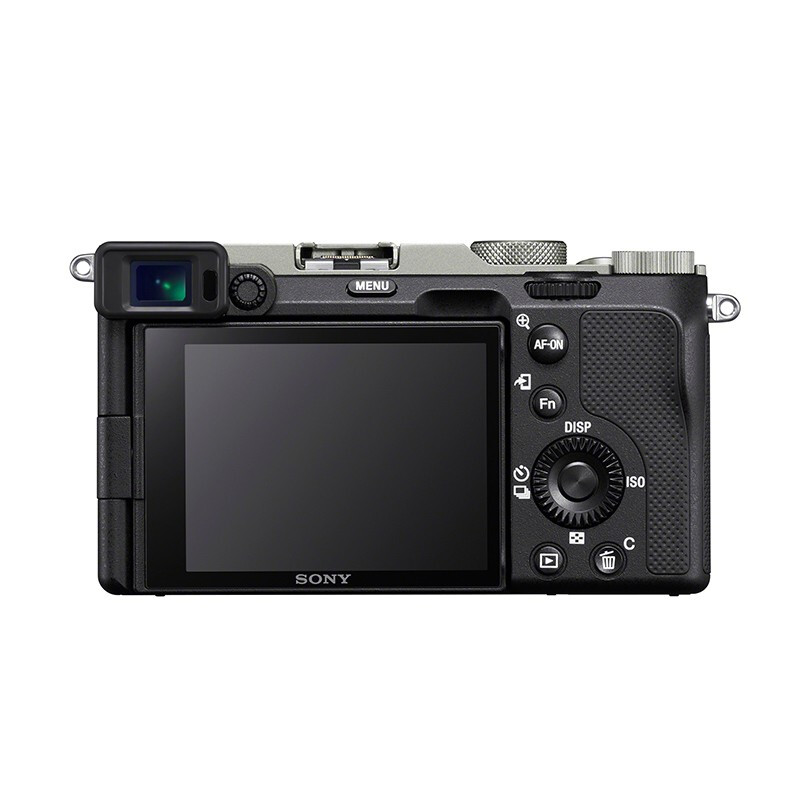 Sony Alpha 7C full-frame mirrorless camera, lightweight, compact, easy to control, real-time eye focus, silver (A7c/a7c/a7c)