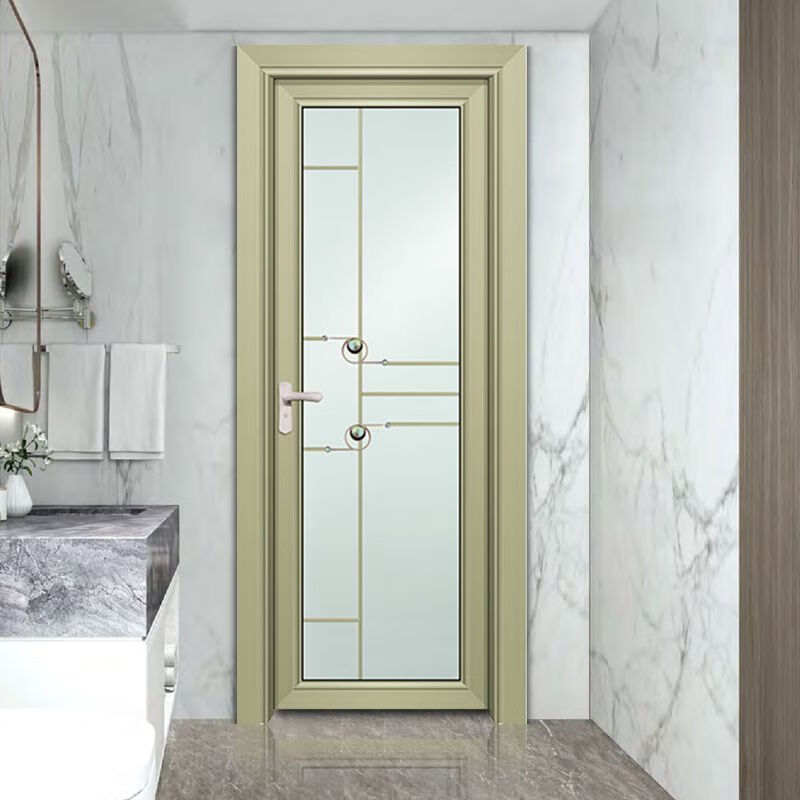 Vinoa bathroom door single door toilet door aluminum alloy door Changhong glass door toilet door shower room door flat door Please provide specific dimensions when ordering customized products
