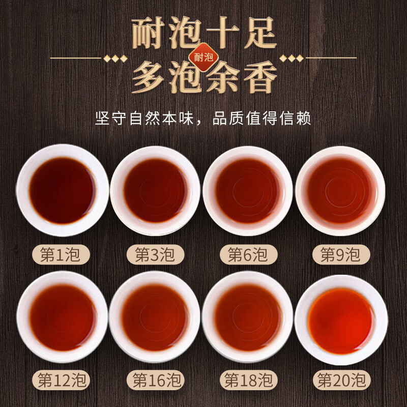 Hongyun Fresh Tea Pu'er Tea Premium 15 Years Yunnan Ancient Tree Ripe Tea Black Loose Tea Aged 500g New Year's Day Gift Box