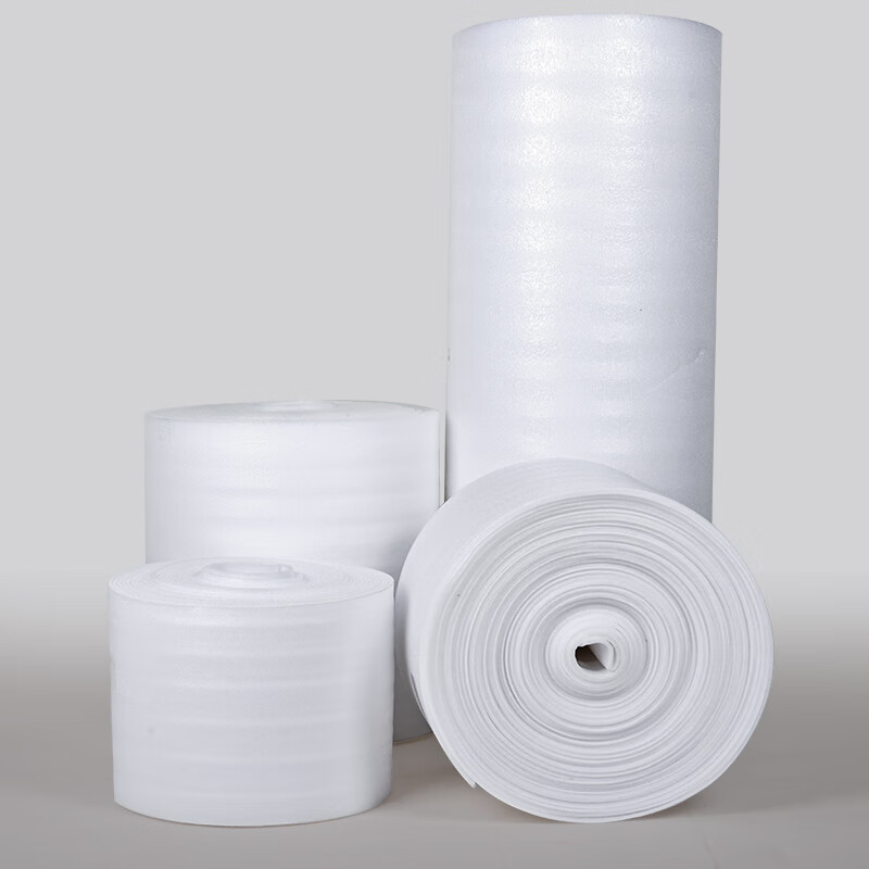 Pearl cotton packaging film moving protection material shock absorption fragile goods express filling packaging foam roll thickness 0.75 mm * length 200 meters width 60 cm