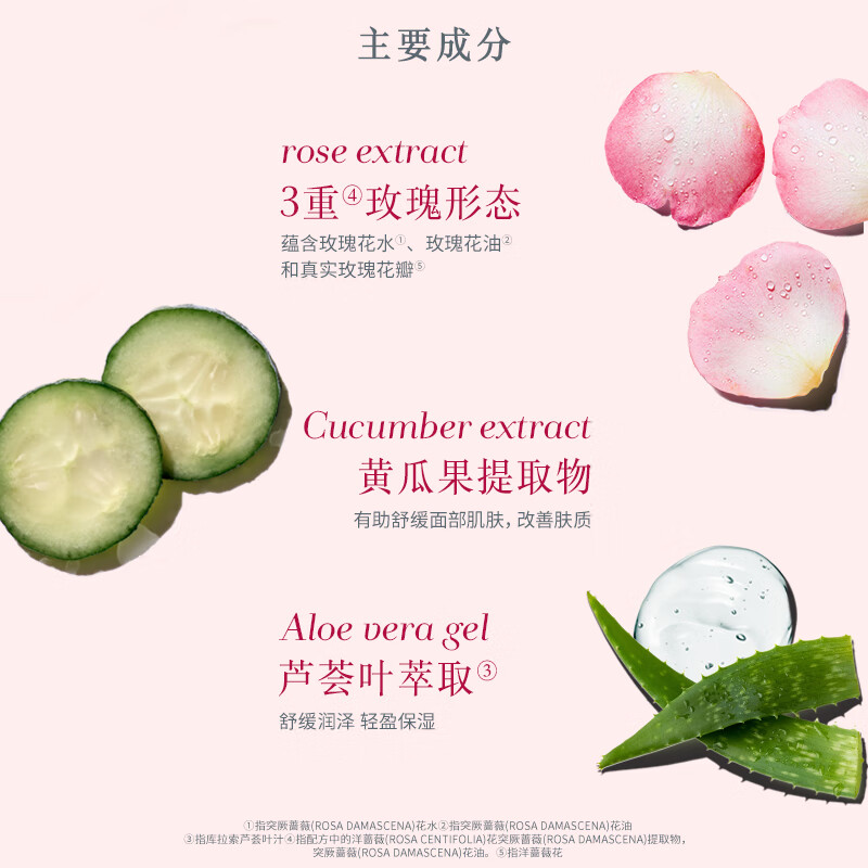 Fresh Rose Essence Facial Mask 30ml Skin Care Products Birthday Gift New Year’s Valentine’s Day Gift for Girlfriend