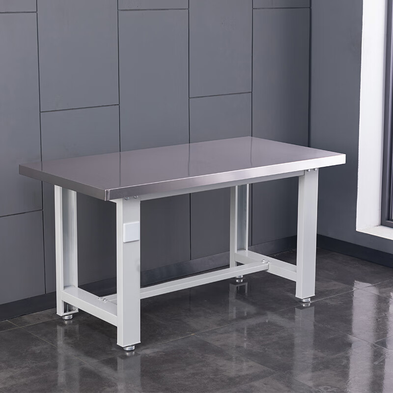 Shangliuxin heavy-duty workbench stainless steel table 1.8m single table factory workshop operation bench fitter assembly bench