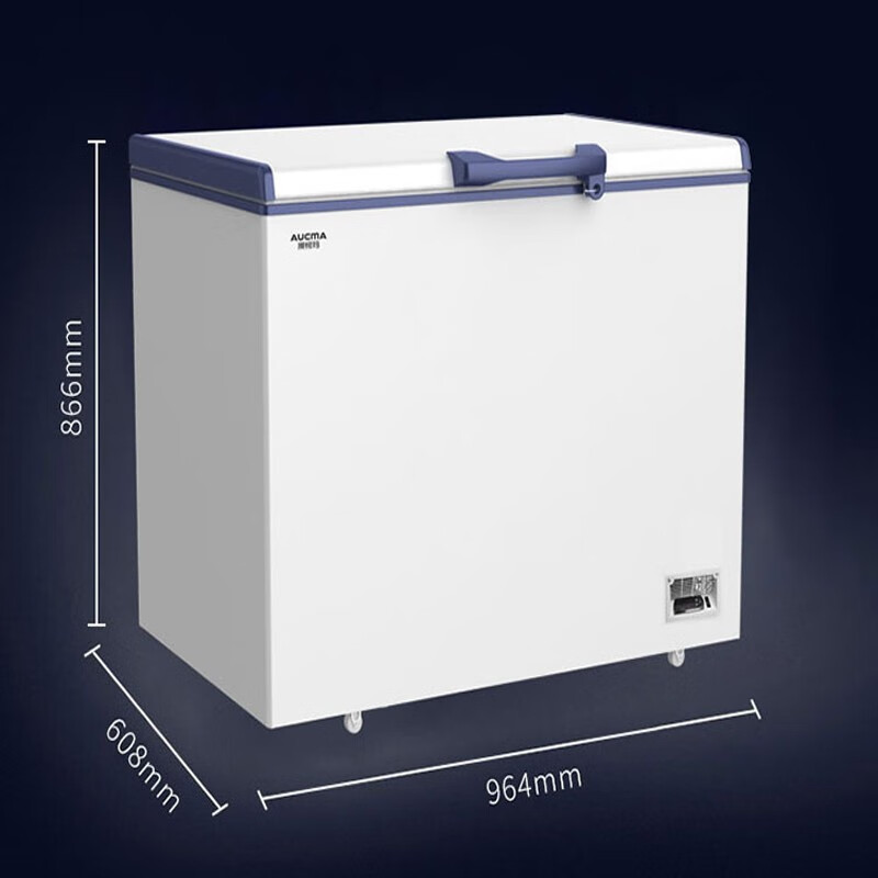 AUCMA household small ultra-low temperature freezer - 60 degree deep cooling quick freezing commercial large capacity copper tube horizontal single temperature high-end seafood storage freezer DW/BD-60W192HE DW/BD-60W192HE