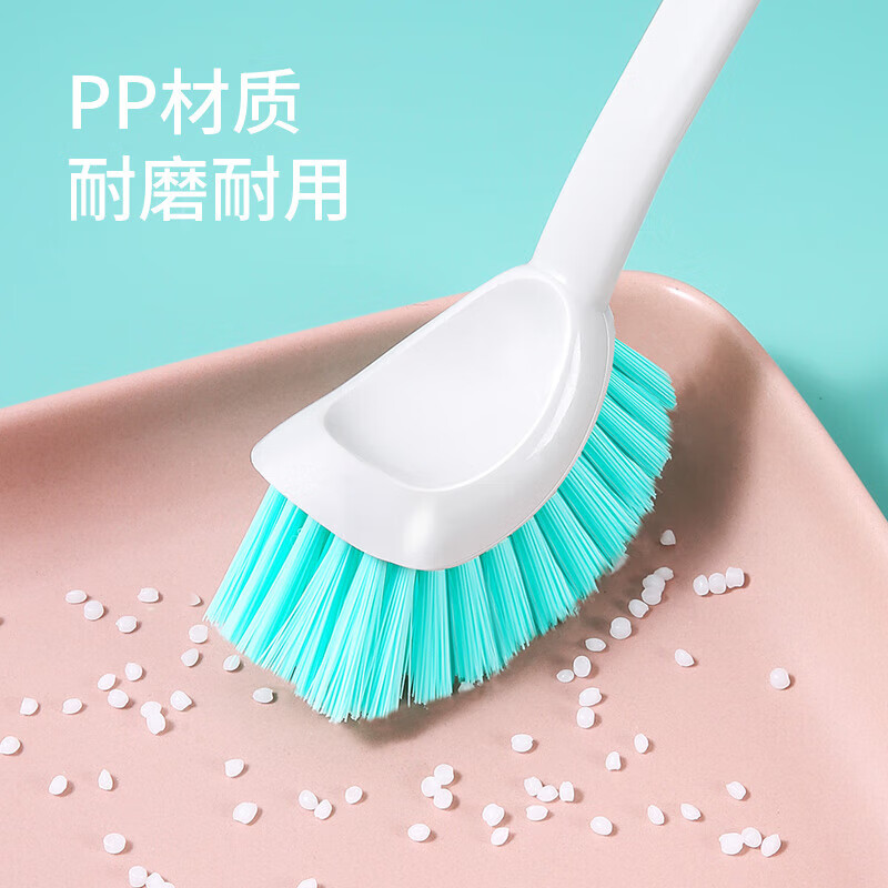 MARYYA Toilet Brush Set Drainable Long-handled Brush for Cleaning Dead Corners of the Toilet Base Cleaning Toilet Artifact Wall-mounted Curved Brush Head Small Elephant Trunk Toilet Brush