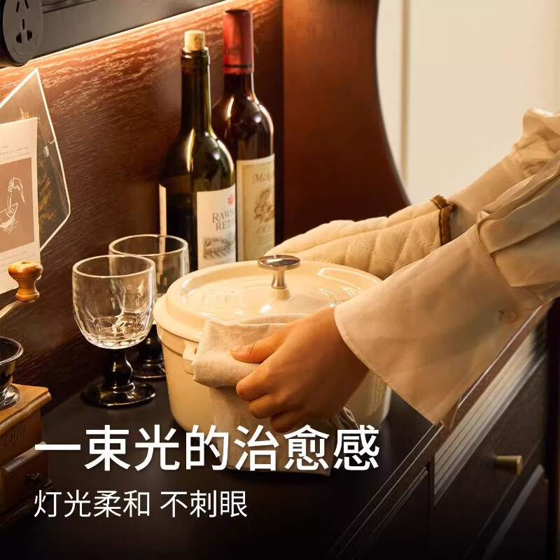 Xigang French retro solid wood sideboard American living room wall-in-one mid-century style storage locker rubber wood retro two-color 1M cabinet