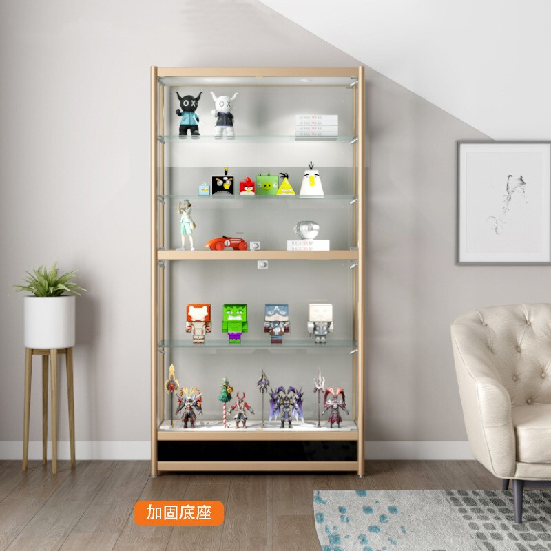 KINKOCCL dust-proof transparent glass medal honor certificate display cabinet Lego model gift cabinet cosmetics certificate medal storage cabinet