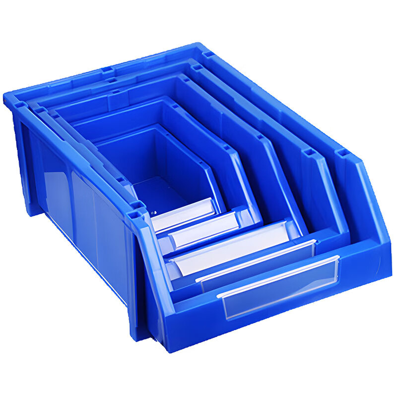 Xingyun thickened parts box A2 thickened 245*155*120 parts storage box warehouse storage shelf hardware screw oblique material box (no label cover)