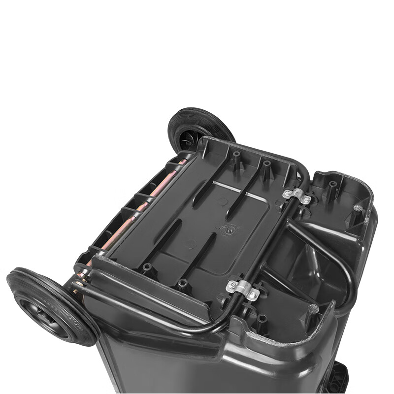 Supercloud 120L outdoor large trash can large with lid and pedal commercial outdoor sanitation hotel kitchen waste classification thickened large capacity plastic outdoor property black gray