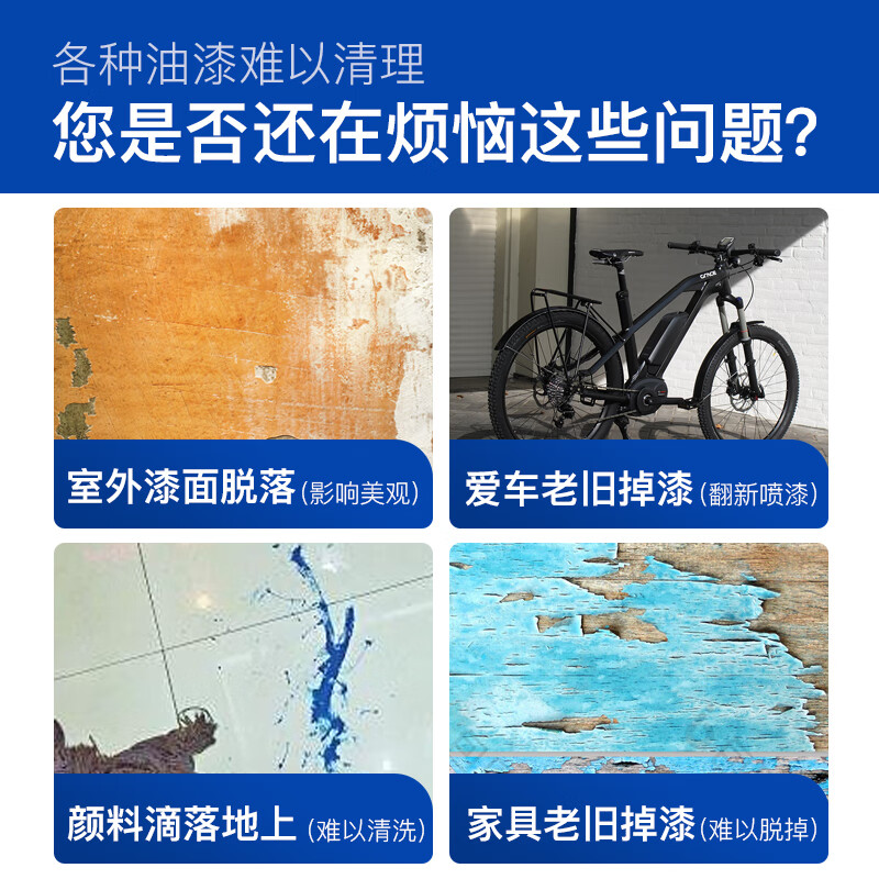 Sanhe multi-effect paint remover powerful paint remover paint self-painting car caliper paint remover wood paint remover water standard version - 400ml 1 bottle