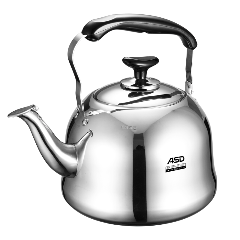 ASD kettle fashionable sound kettle gas gas induction cooker universal kettle 304 stainless steel thickened kettle 304 stainless steel sound kettle 4L