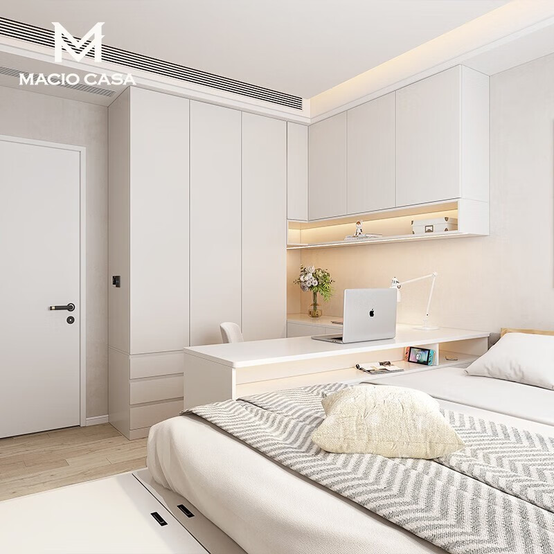 Mag Mag Mag cream style bedroom cabinet customization small apartment study youth room tatami room overall customization prepayment