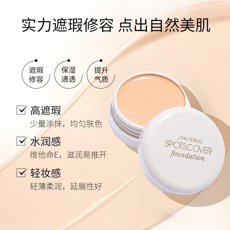 Shiseido Concealer S100 20g Covers Acne Marks and Brightens Skin Cosmetics Girl Birthday Gift