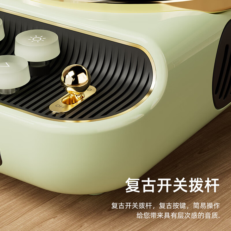 Loud Desktop Bluetooth Portable Walkman Album CD Player Stereo Retro Two-Way Bluetooth Audio High Quality Birthday and Valentine's Day Gift for Men and Women