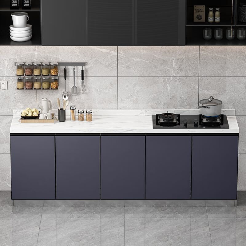 Vinoa slate custom cabinets integrated stove cabinet household marble slate bowl basket assembly complete set of cabinets customized 70 long