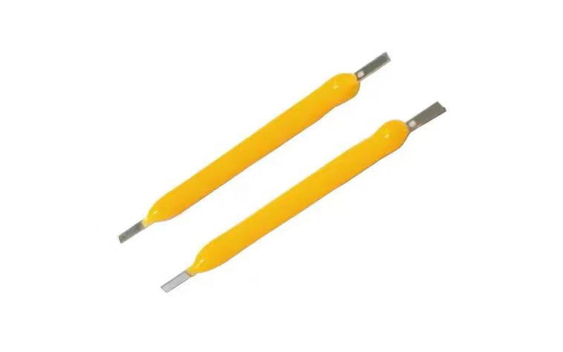 Ceramic filament retro anti-tungsten filament light source IY accessories 3v.5v warm white light gold 6v 700 warm light