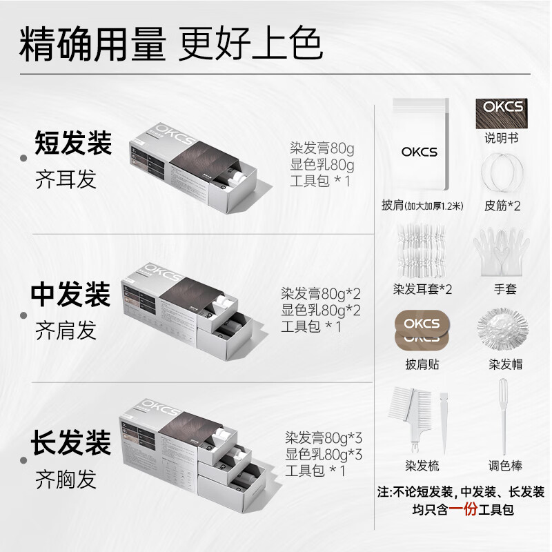 OKCS hair dye cream Jingdong self-operated coffee hair dye plant pure hair dye at home London milk coffee short hair style