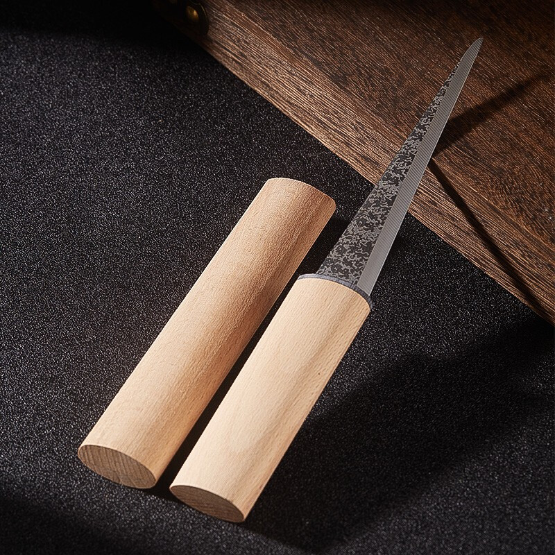 Bar Soul Japanese Ice Shaving Knife Bartender Ice Hockey Knife Round Ice Ball Diamond Square Ice Handmade Large Ice Cube Japanese Ice Shaving Knife 140g