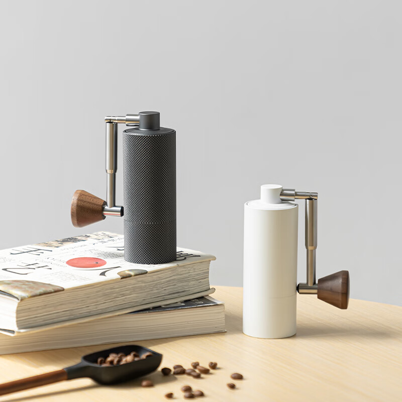 Taimo Nano Mini Portable Coffee Machine Manual Bean Grinder Foldable Coffee Bean Grinder Nano Black Diamond Pattern (Single Product Grinding Core)