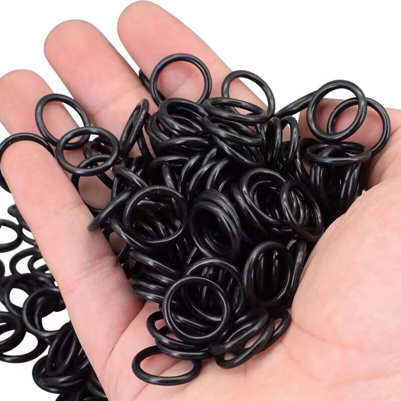 Bingyu bx-27 Nitrile O-ring sealing ring MBR black rubber ring waterproof and oil-resistant (100 pieces) Nitrile O-ring sealing ring outer diameter 9*1mm