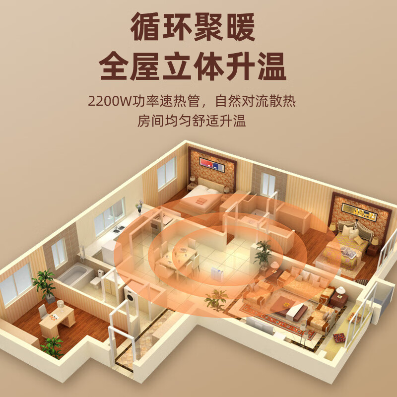 Pioneer (SINGFUN) graphene electric oil heater electric heater electric radiator household 15-piece whole house heating intelligent constant temperature low noise energy-saving drying and humidification DYT-Z21