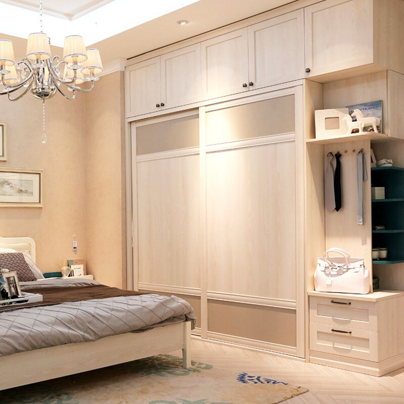 Shangpin Home Delivery Customized Wardrobe European Style Wardrobe Sliding Door Panel Large Wardrobe Customized Cloakroom Overall Wardrobe Whole House Customization Prepayment (Non-Commodity Price)