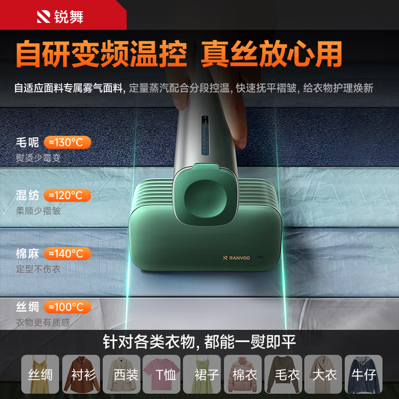 Ruiwu Zhang Wanyi's same style handheld garment ironing machine 2025 new ironing machine best-selling single king household small steam electric iron portable artifact for clothes