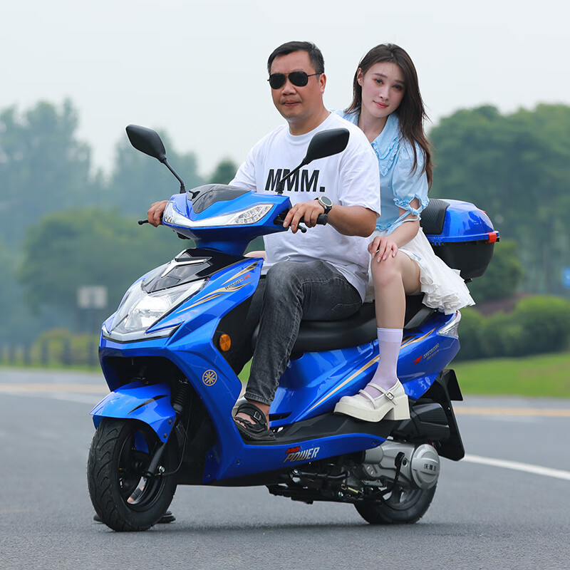 Jilang's new Shangling 125 motorcycle scooter, fuel-saving Xunying Super Eagle National IV EFI can be licensed for transportation, white, export version with high configuration National IV EFI can be licensed and free shipping