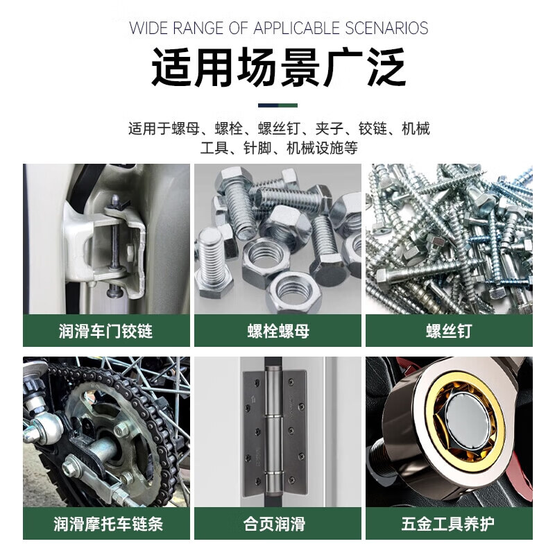 Xians (CRC) equipment parts penetrating rust loosening agent mechanical bolt cap metal internal components rapid rust remover PR03060 311g
